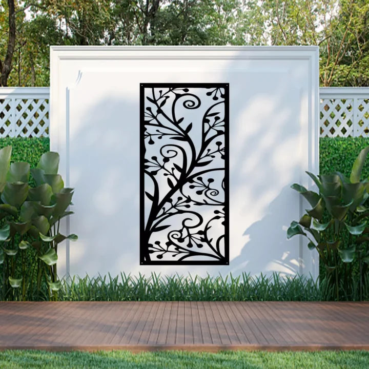 Metal Wall Art Flower Screen image 0