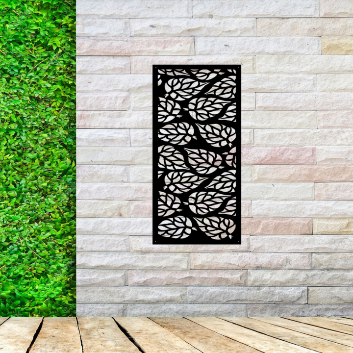 Metal Wall Art Crown Blossom Screen image 5