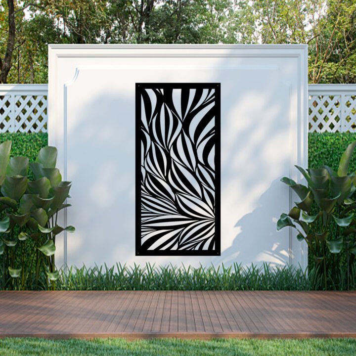 Metal Wall Art Snake Lace Screen image