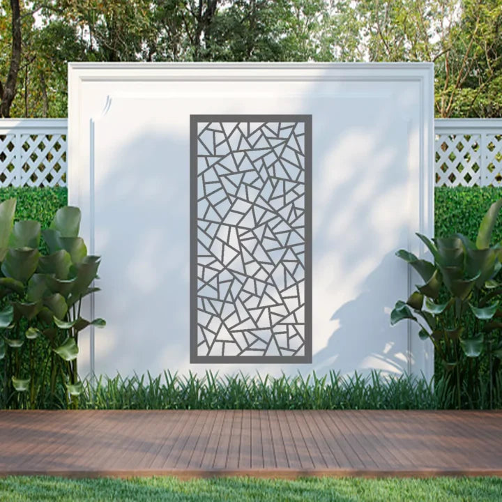 Metal Wall Art Triangle Mosaic Screen image