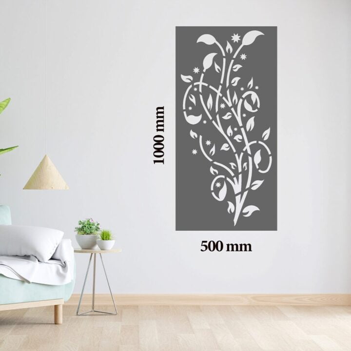 Metal Wall Art Black Meadow Home Decor image