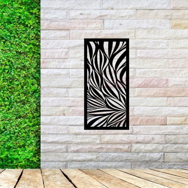 Metal Wall Art Snake Lace Screen image 4