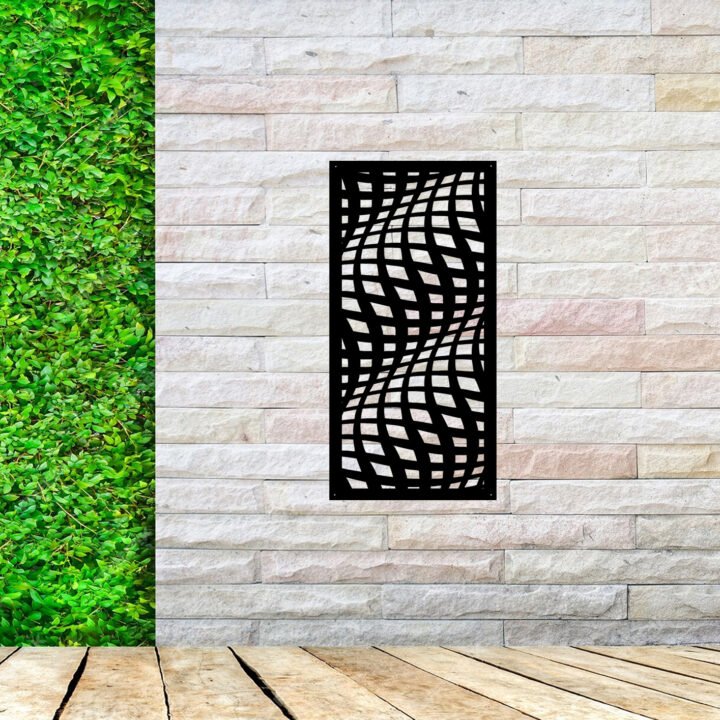 Metal Wall Art Wave Screen image 4