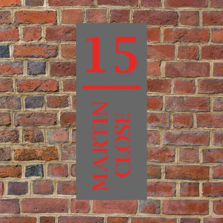 Metal House Number Vertical image 7