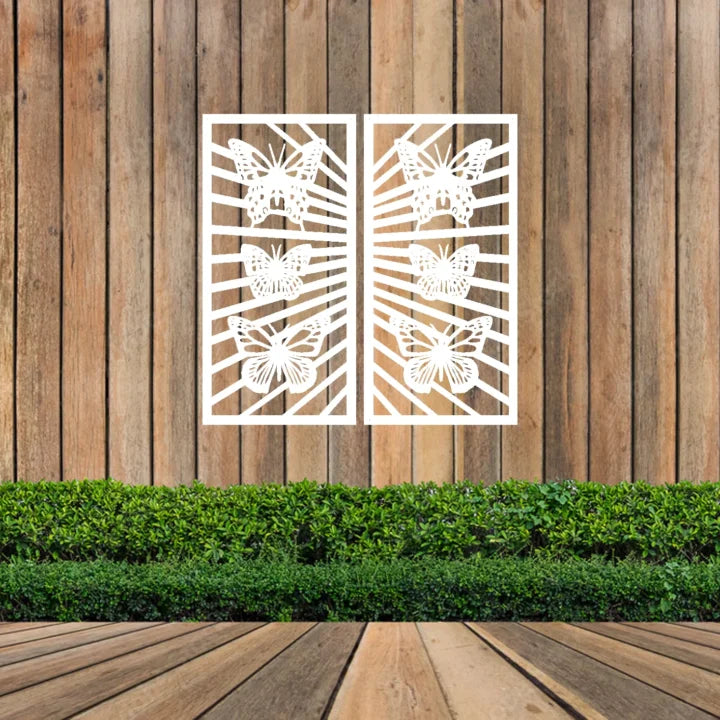 Metal Wall Art Butterfly Screen image