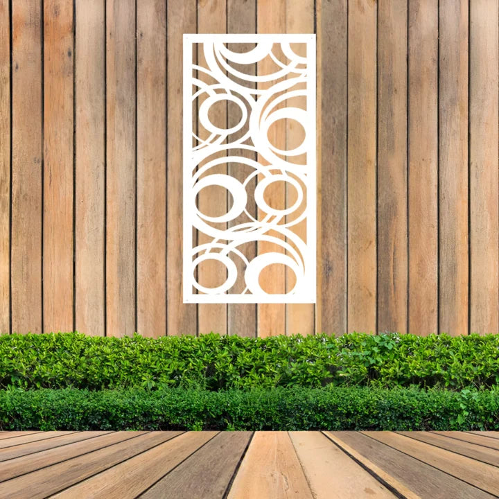 Metal Wall Art Abstract Circles Screen image