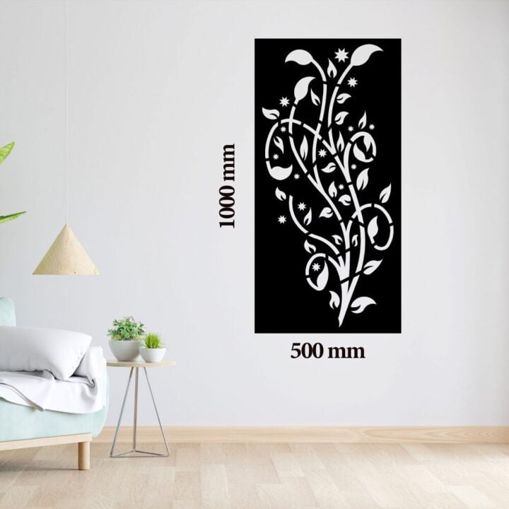 Metal Wall Art Black Meadow Home Decor image
