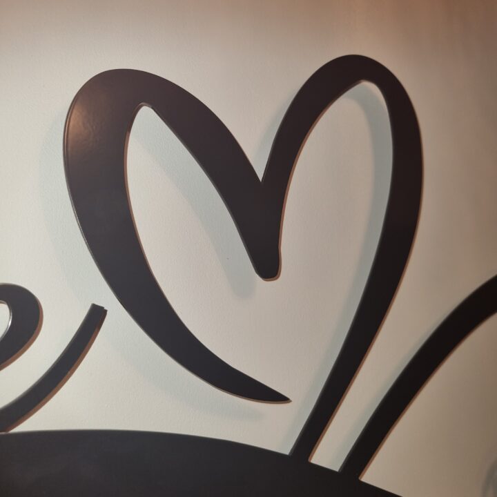 Metal Wall Art Infinity Heart Home Decor image 7