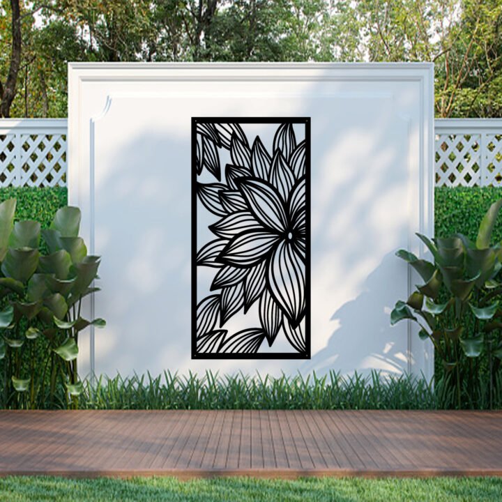 Metal Wall Art Fox Mint Screen image 0