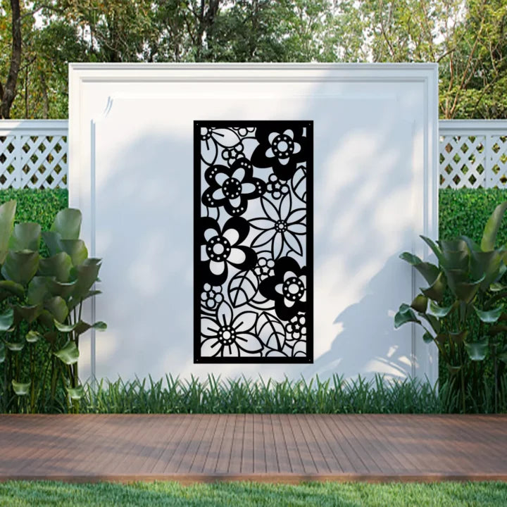 Metal Wall Art Flower Screen 2 image 0