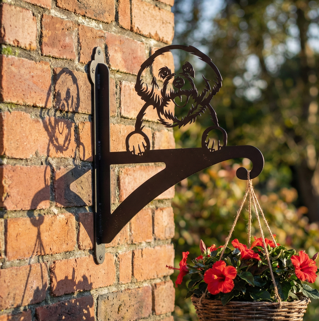 Hanging Basket Bracket Bichon Frise