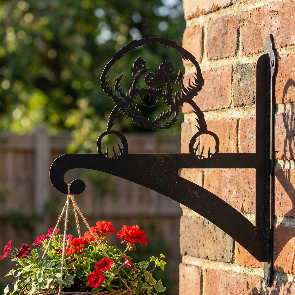 Hanging Basket Bracket Bichon Frise