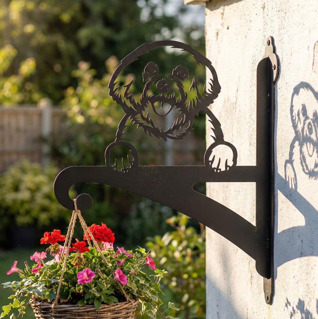 Hanging Basket Bracket Bichon Frise