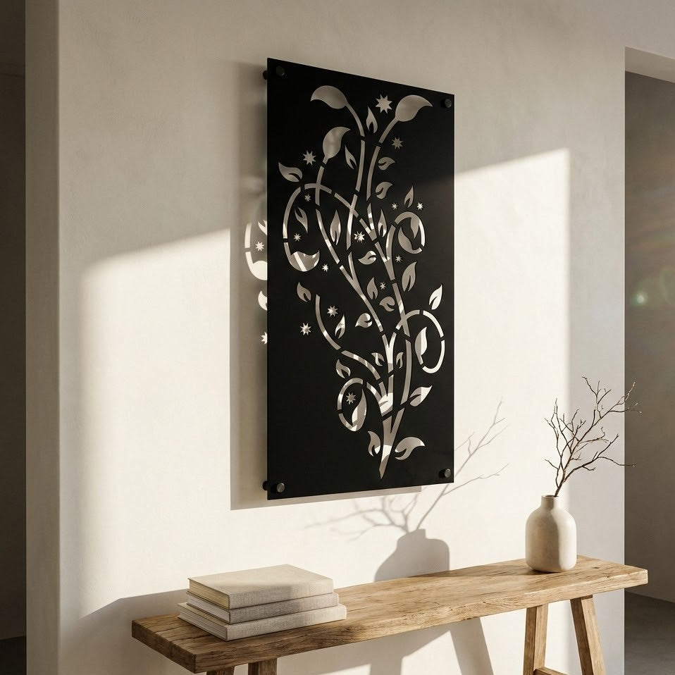 Metal Wall Art Black Meadow Home Decor