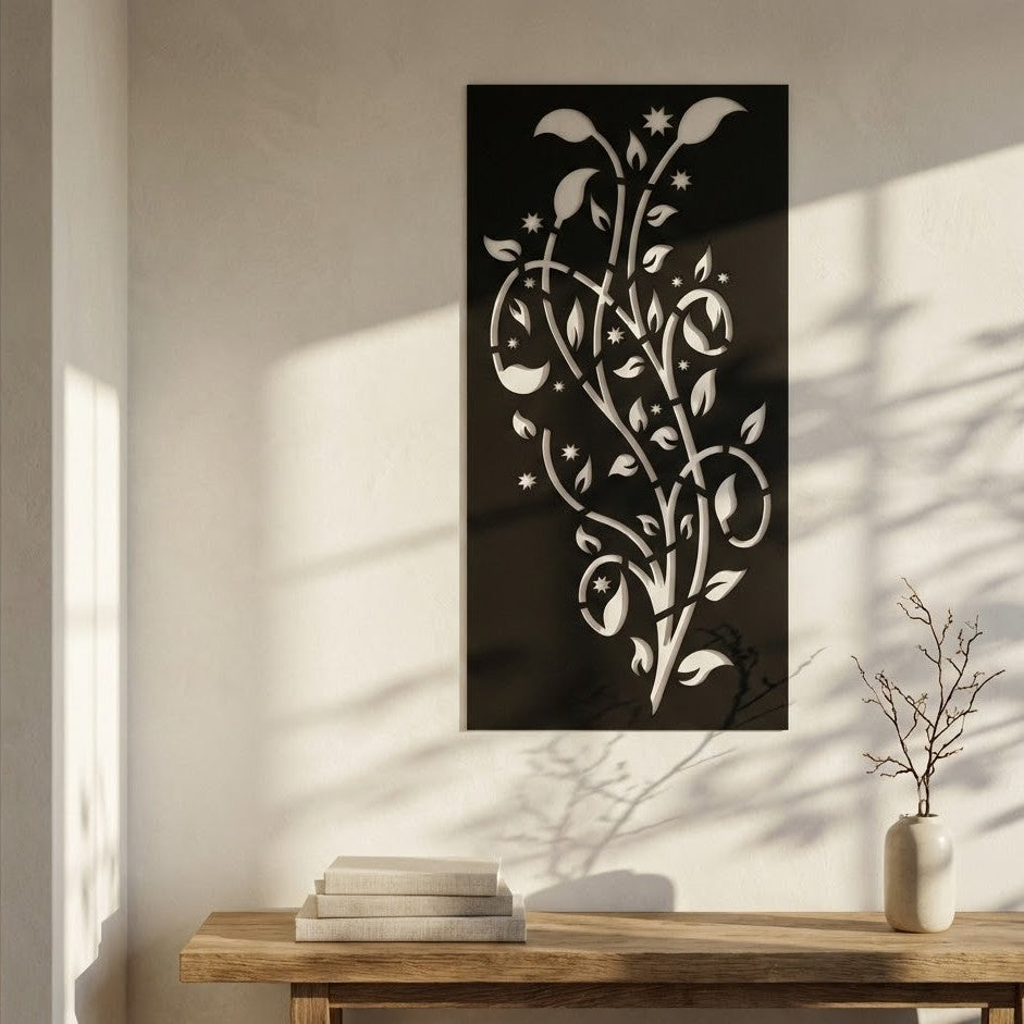 Metal Wall Art Black Meadow Home Decor