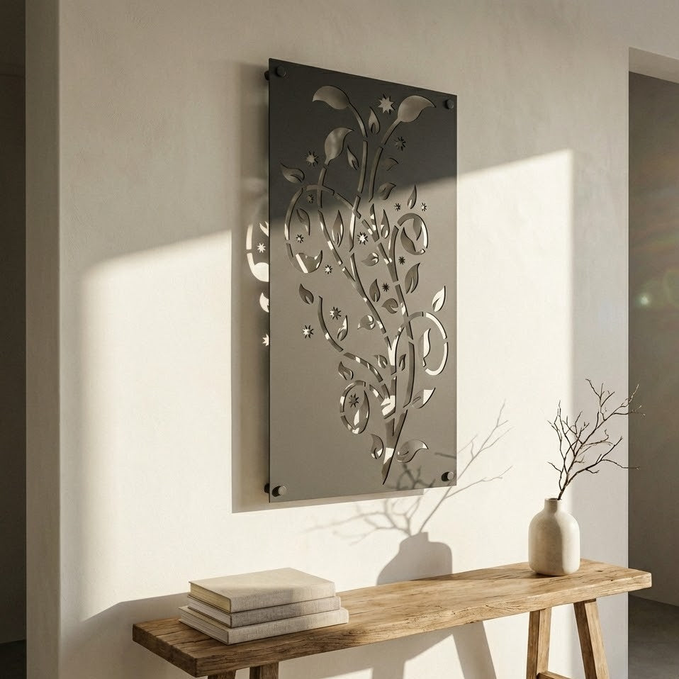 Metal Wall Art Black Meadow Home Decor