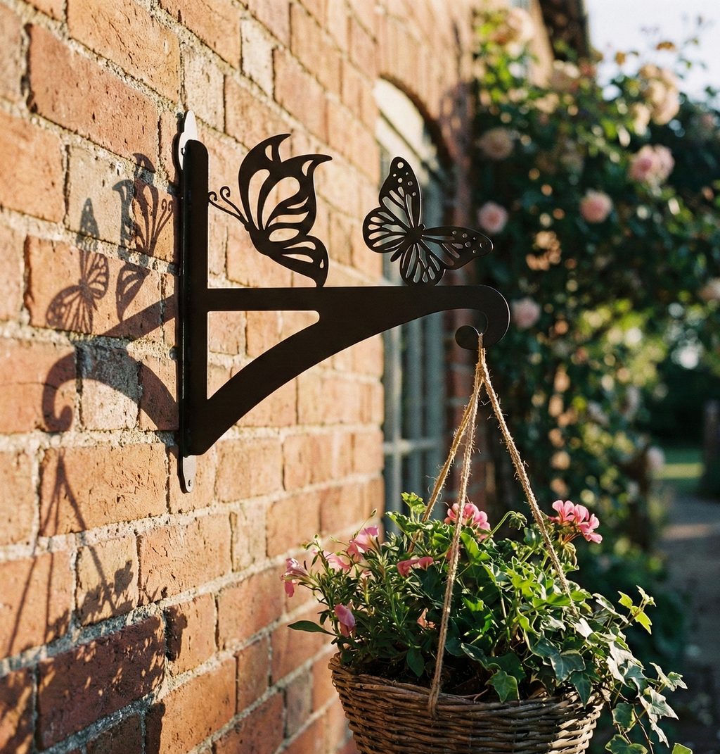 Hanging Basket Bracket Butterfly