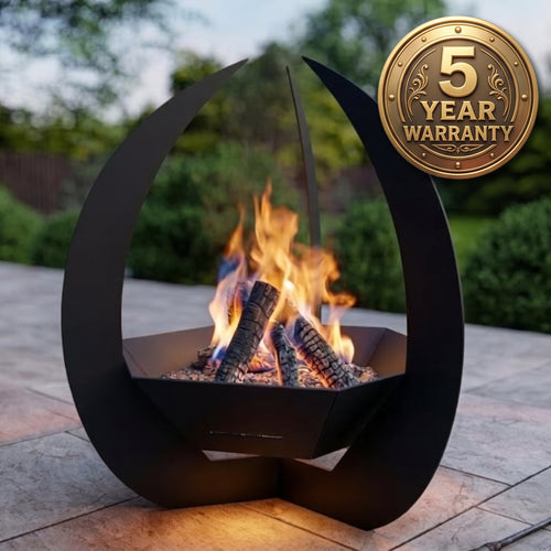 Claw Sculptural Steel Fire Pit, 82.5cm