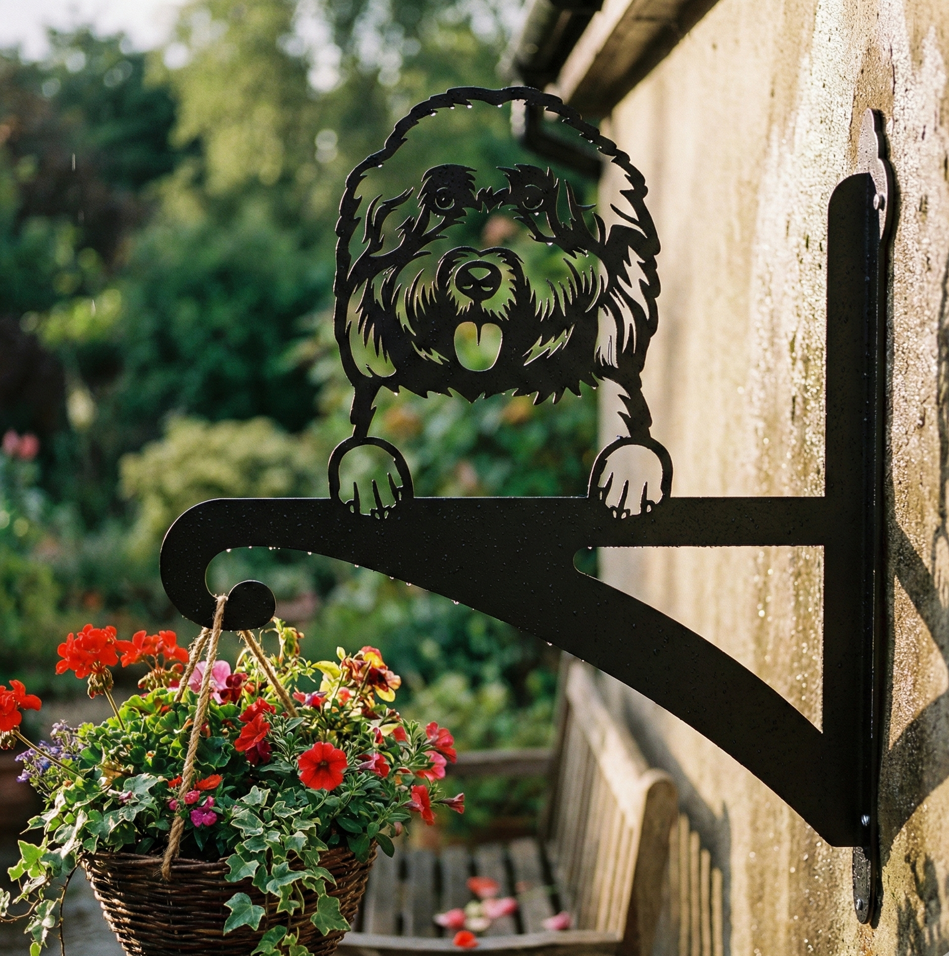 Hanging Basket Bracket Cockapoo