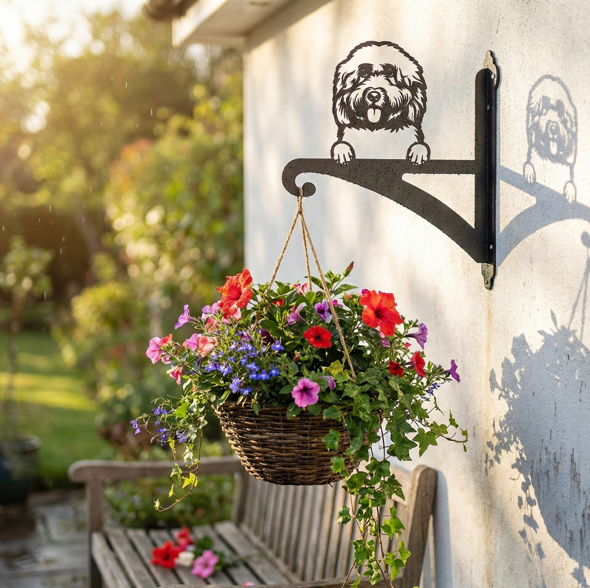 Hanging Basket Bracket Cockapoo