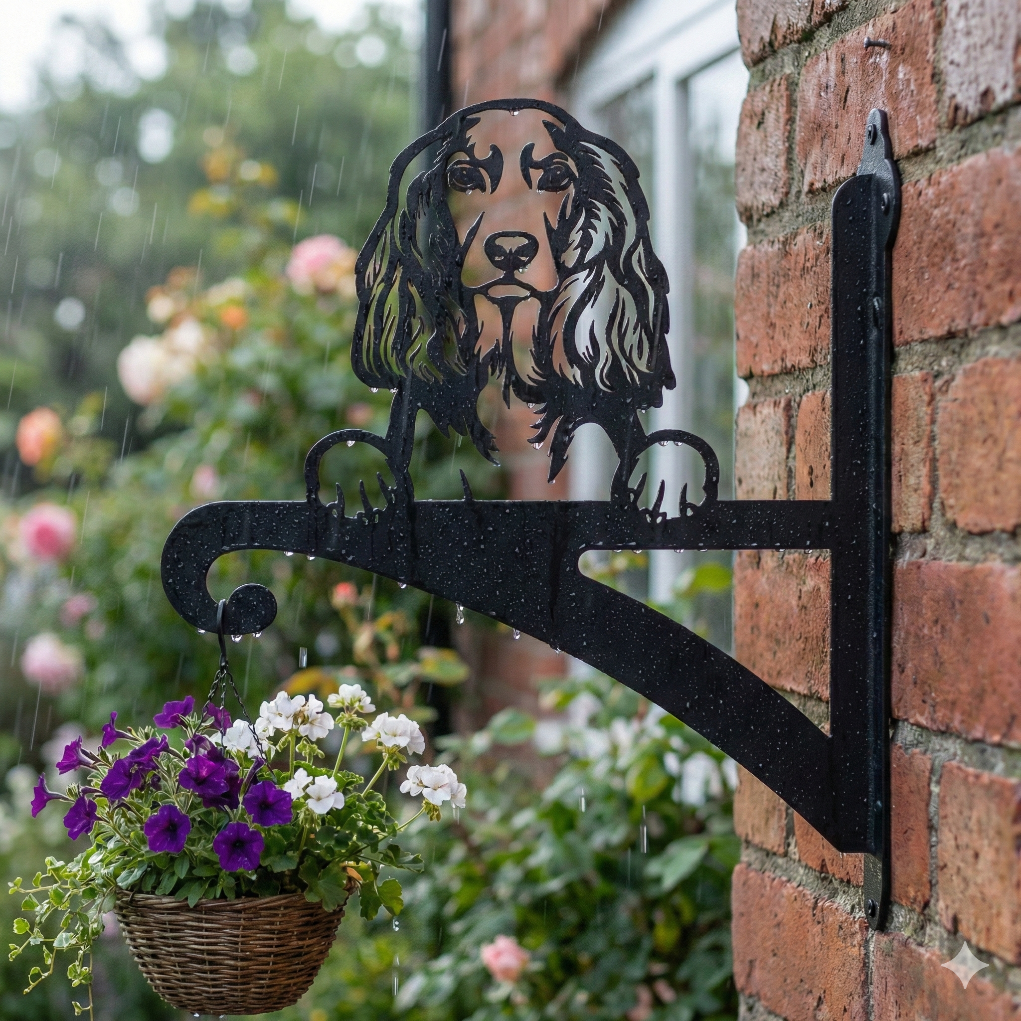 Hanging Basket Bracket Cocker Spaniel