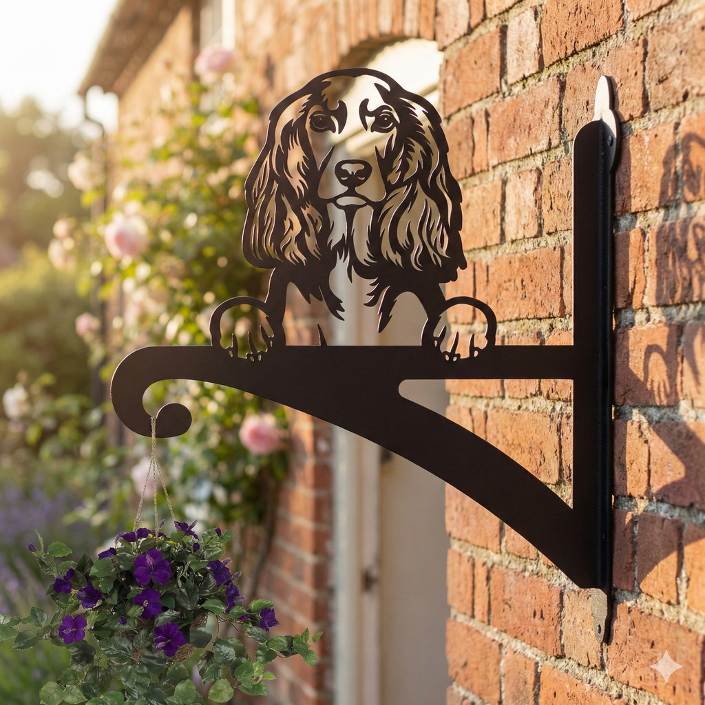 Hanging Basket Bracket Cocker Spaniel