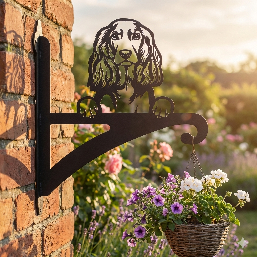 Hanging Basket Bracket Cocker Spaniel