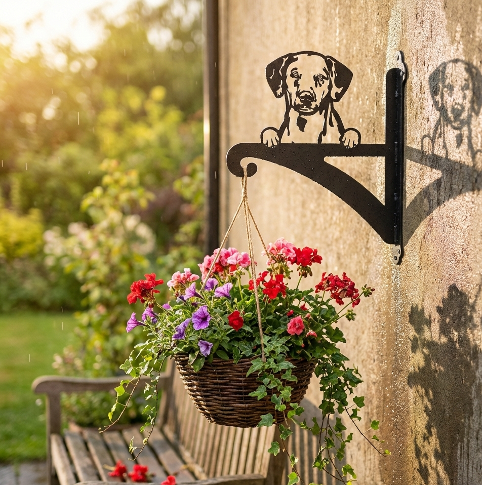 Hanging Basket Bracket Dalmatian