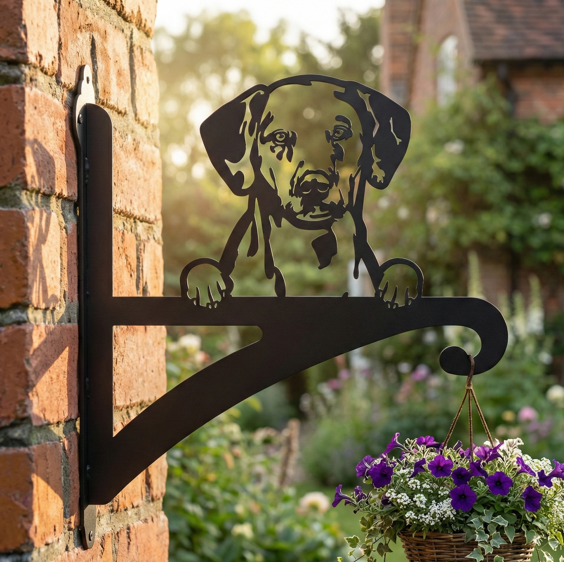 Hanging Basket Bracket Dalmatian