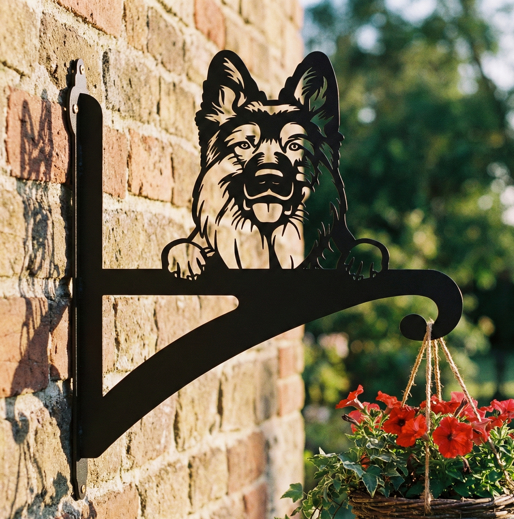 Hanging Basket Bracket German Shepherd