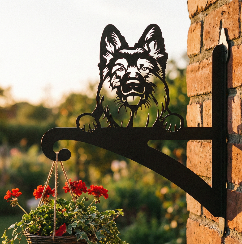 Hanging Basket Bracket German Shepherd