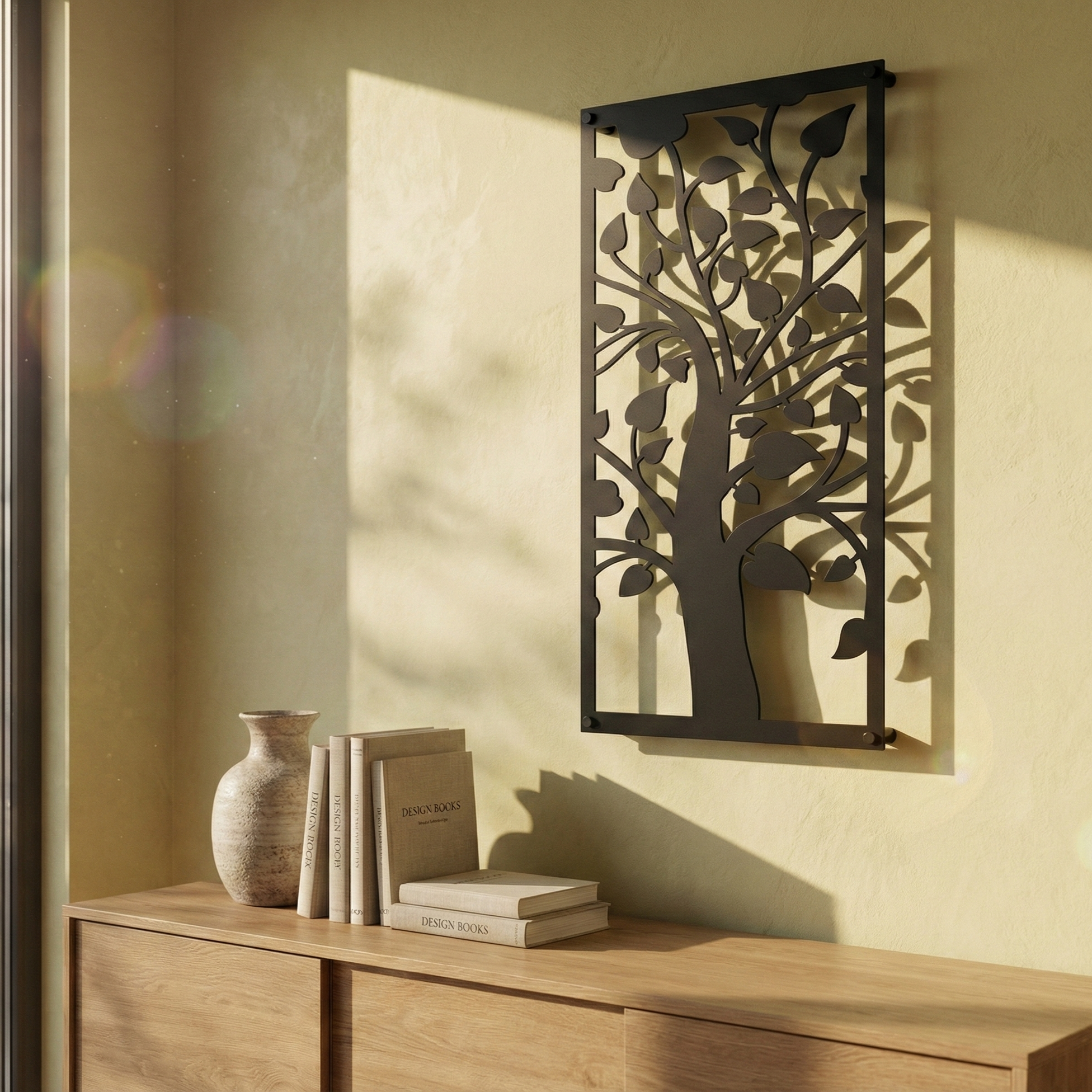 Metal Wall Art Heart Tree Home Decor