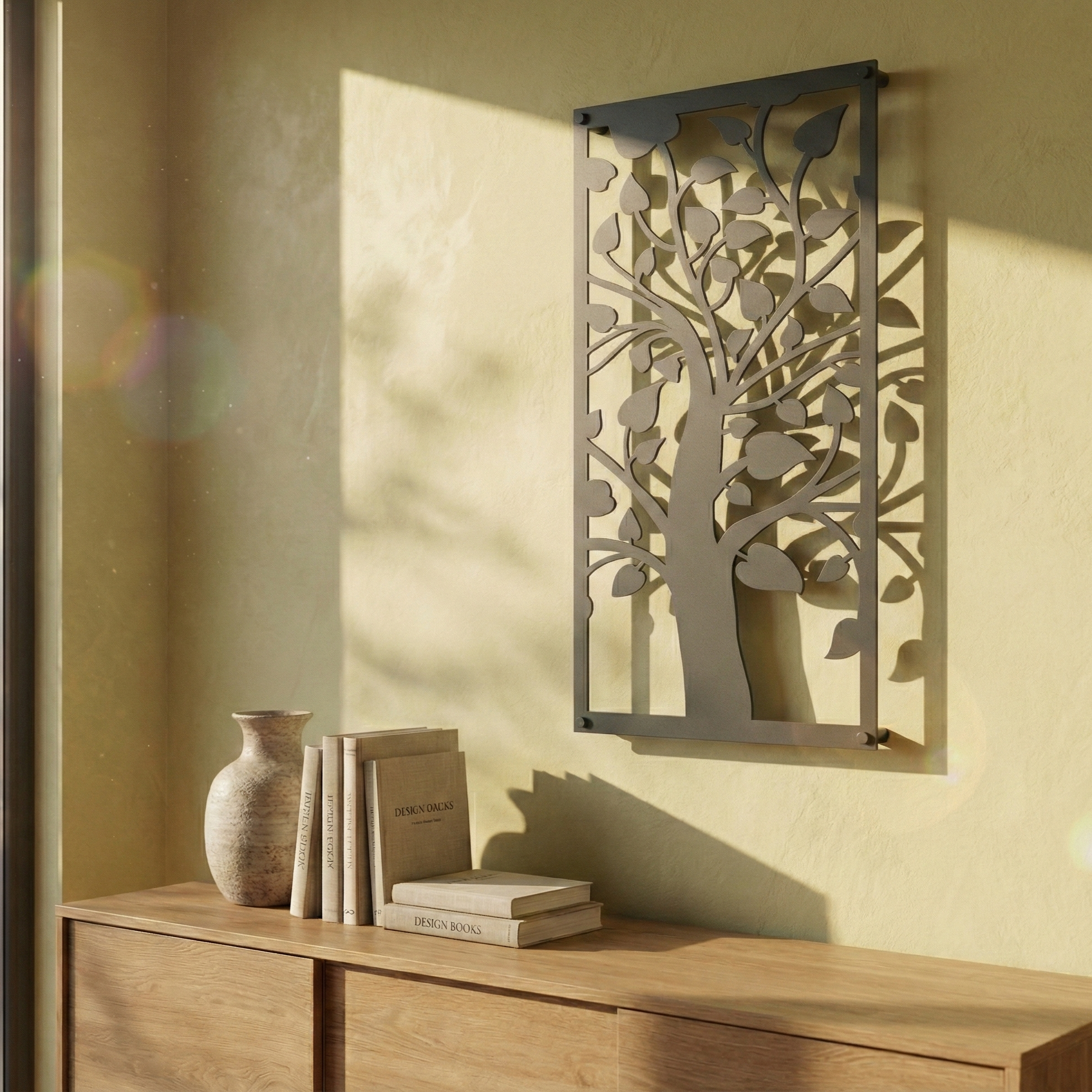 Metal Wall Art Heart Tree Home Decor