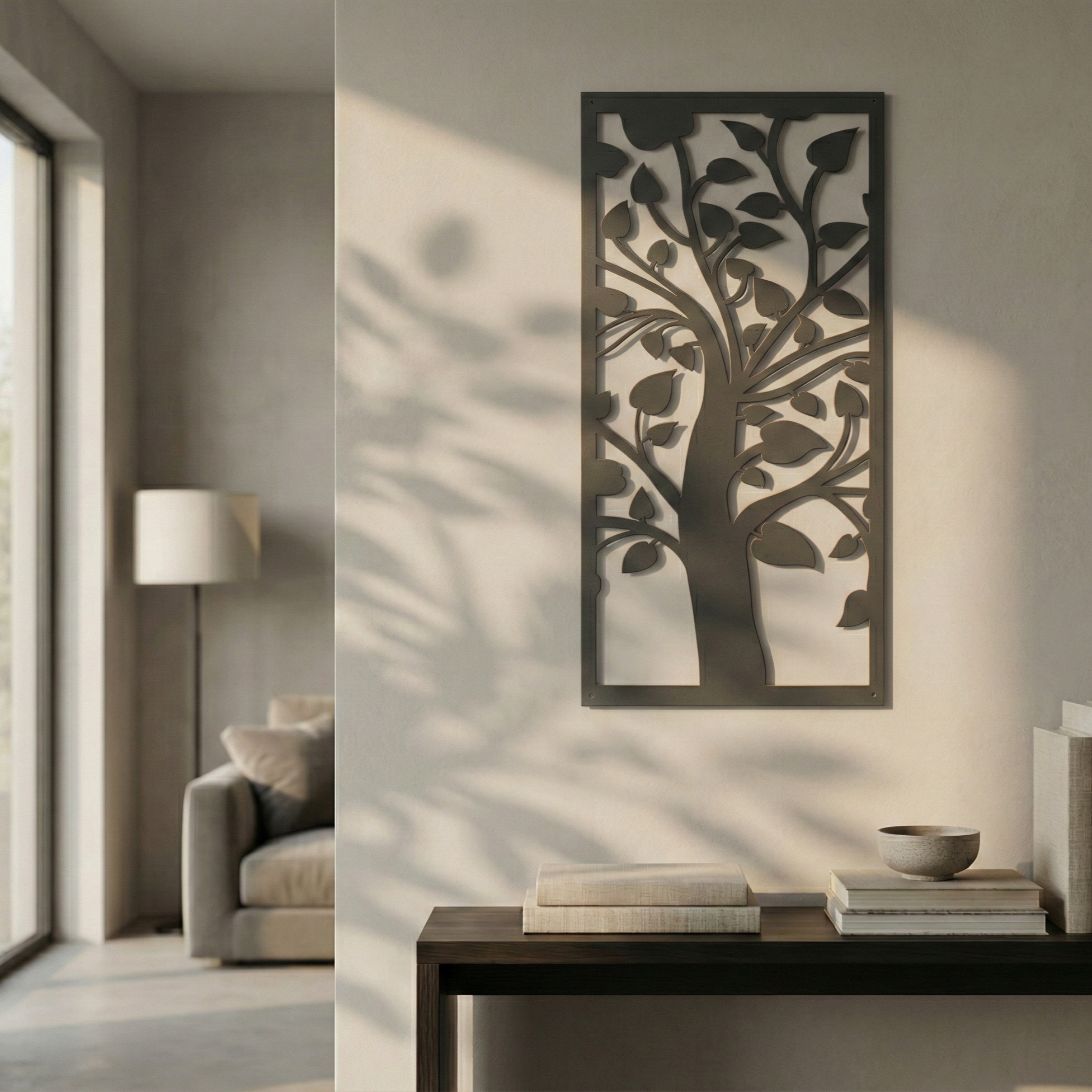 Metal Wall Art Heart Tree Home Decor