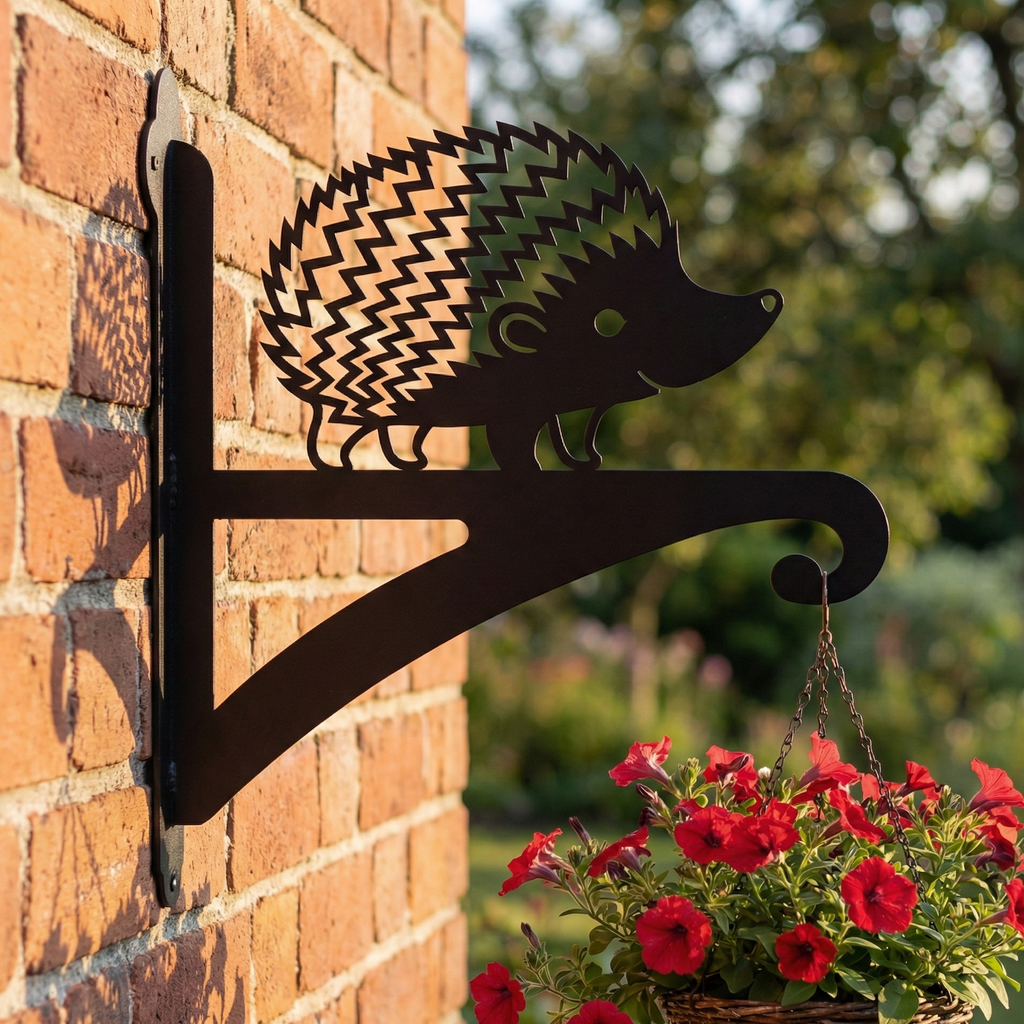 Hanging Basket Bracket Hedgehog