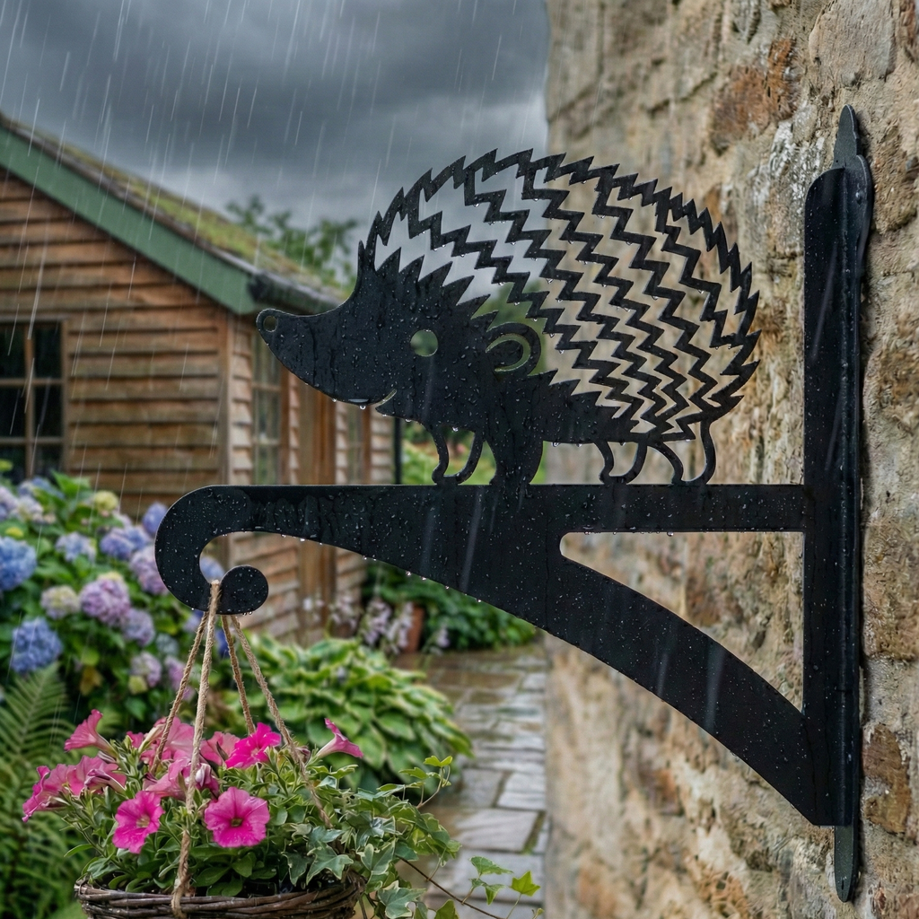 Hanging Basket Bracket Hedgehog