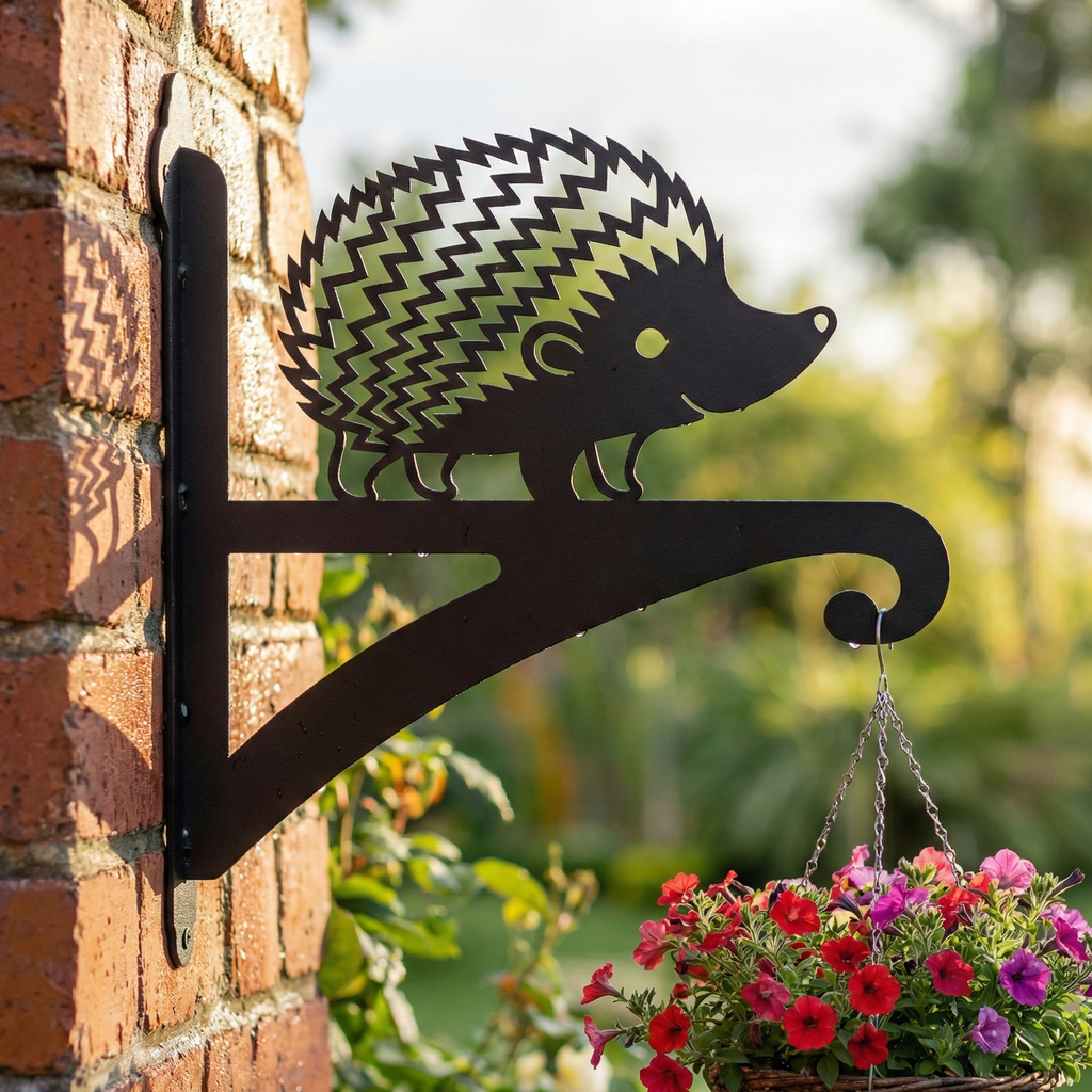 Hanging Basket Bracket Hedgehog