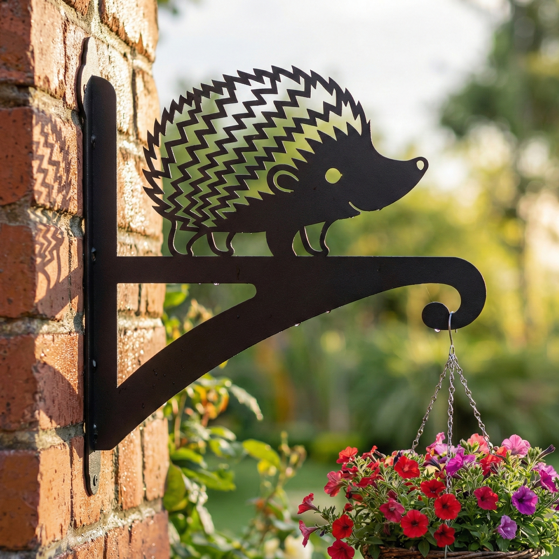 Hanging Basket Bracket Hedgehog