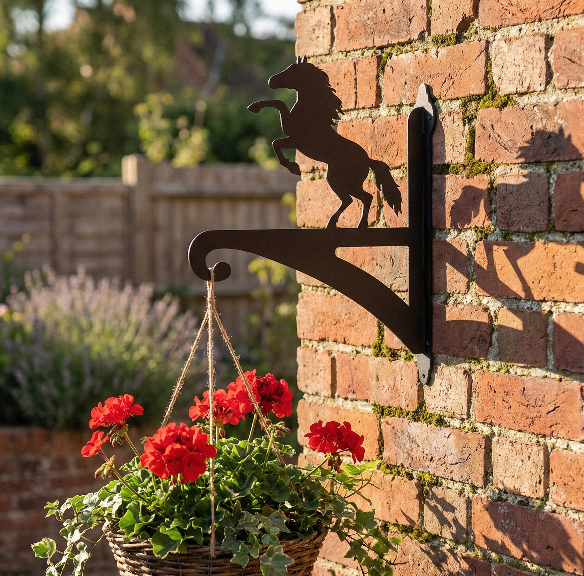 Hanging Basket Bracket Horse