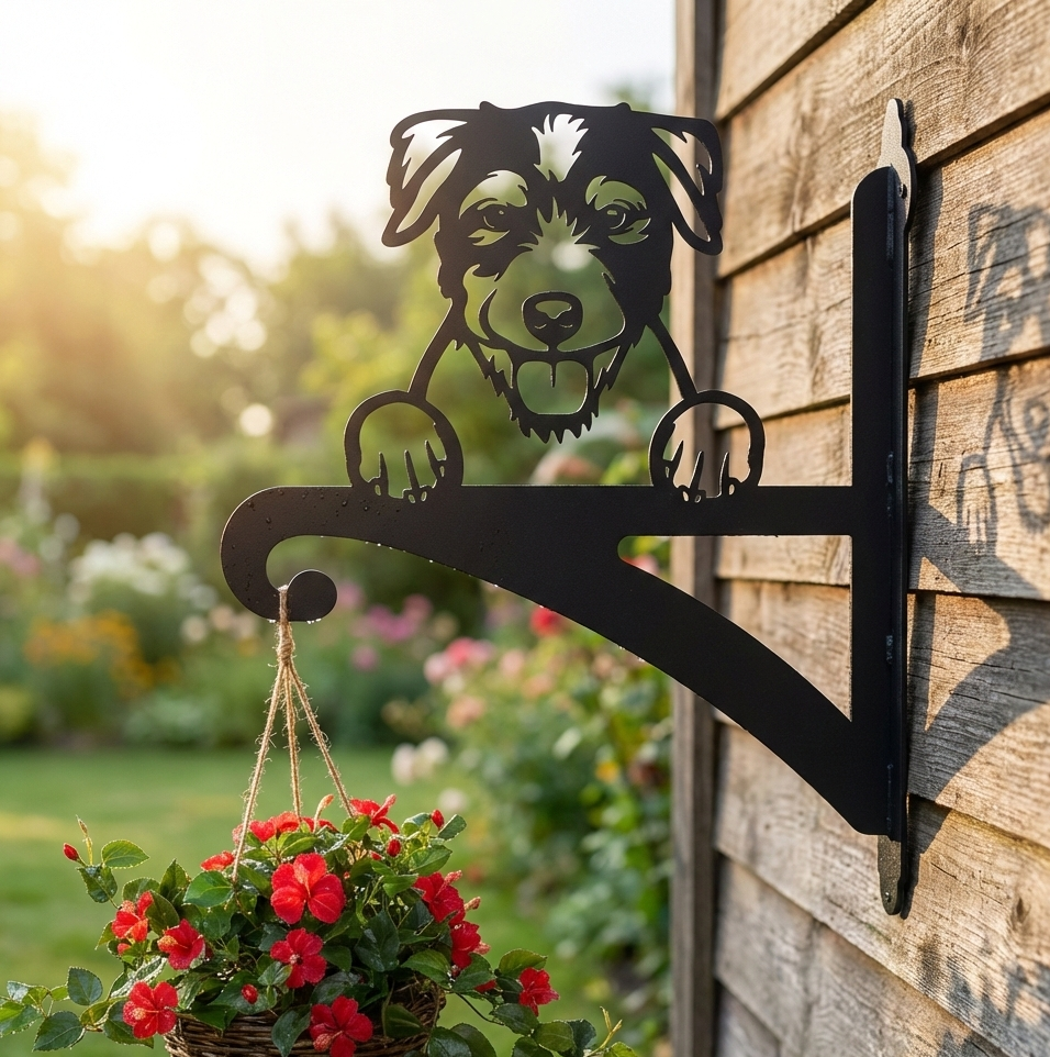 Hanging Basket Bracket Jack Russel