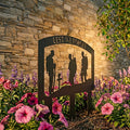 Garden Stake Lest We Forget Silhouette Garden Decor