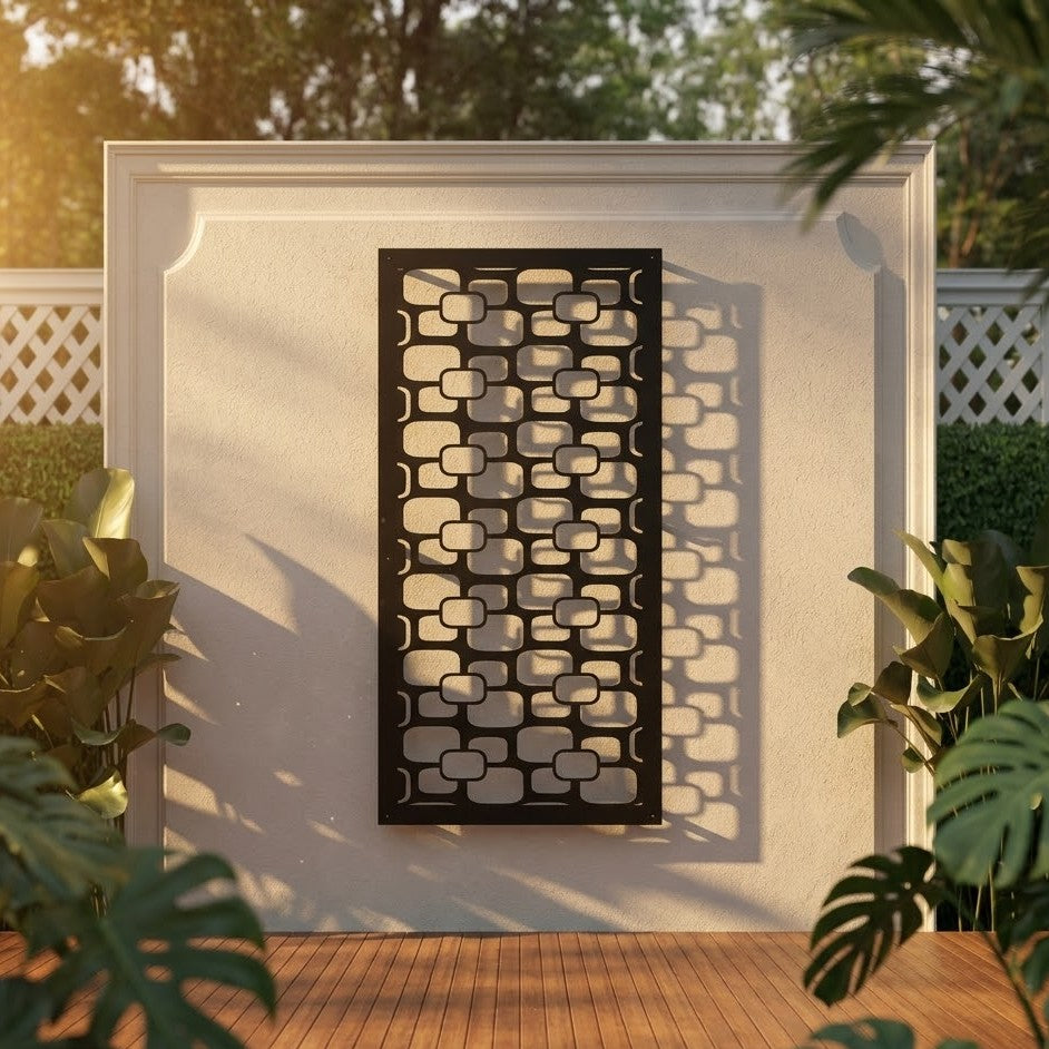 Metal Wall Art Retro Screen