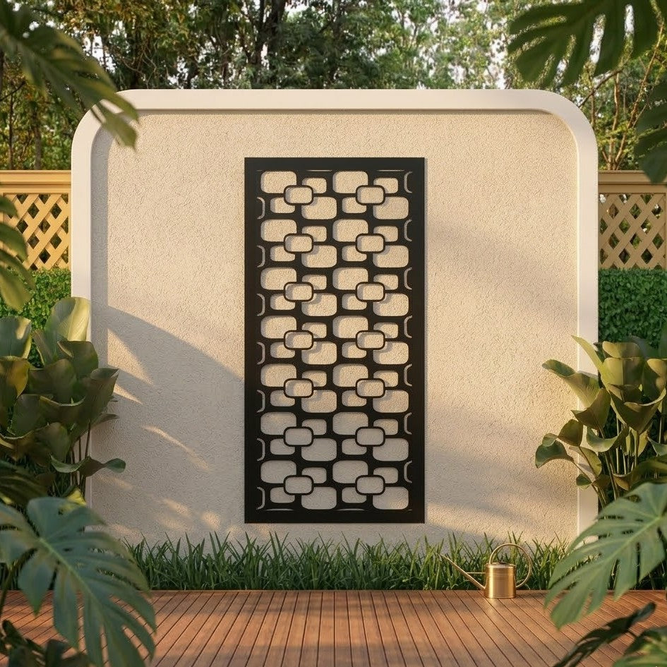 Metal Wall Art Retro Screen