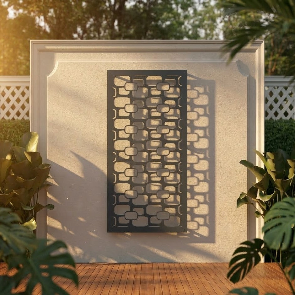Metal Wall Art Retro Screen