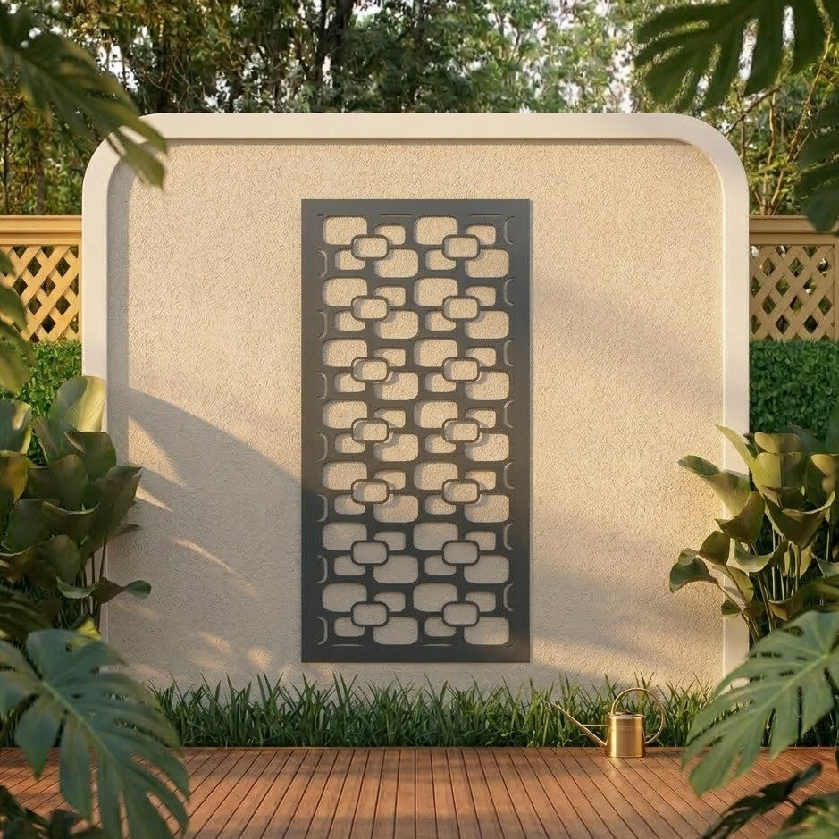 Metal Wall Art Retro Screen