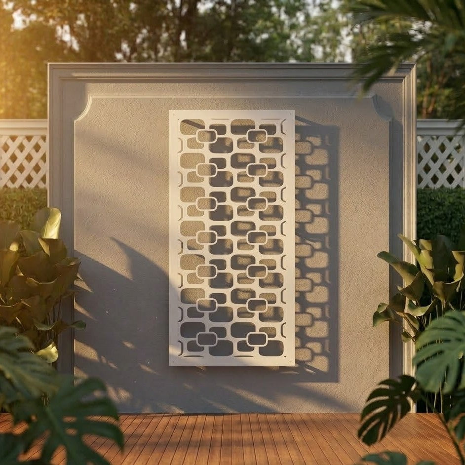 Metal Wall Art Retro Screen
