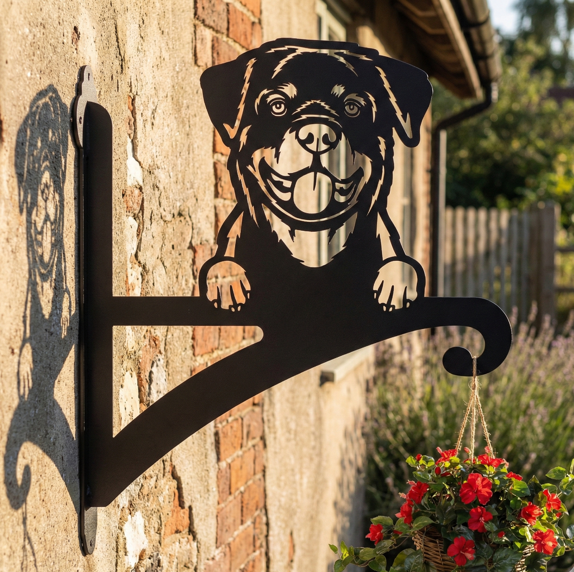 Hanging Basket Bracket Rottweiler