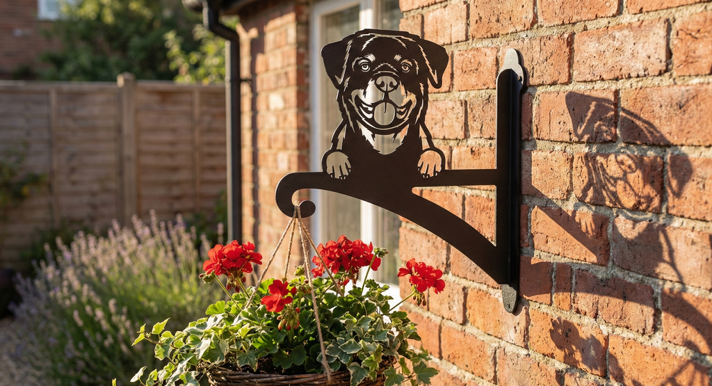 Hanging Basket Bracket Rottweiler