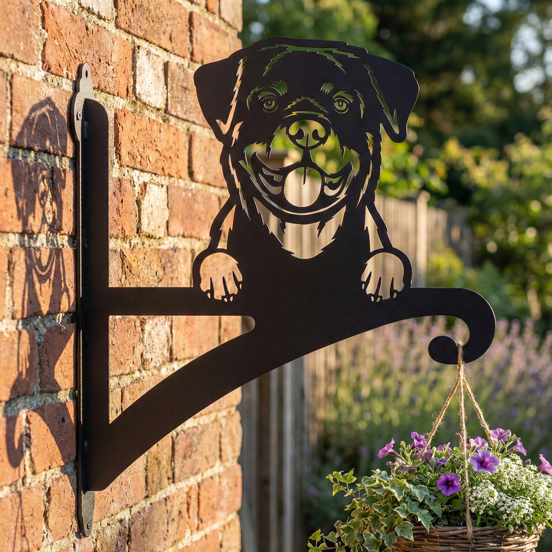 Hanging Basket Bracket Rottweiler