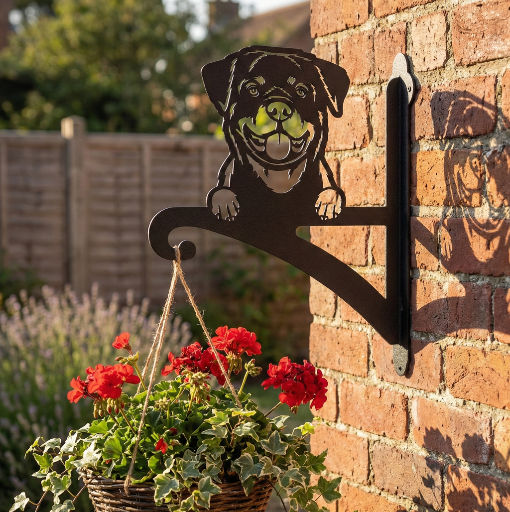 Hanging Basket Bracket Rottweiler